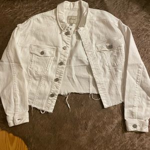 Liverpool White Denim Jacket